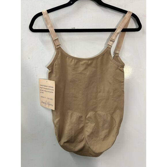 Heavenly Secrets Shapewear Women's Size 2X SEAMLESS‎ BODYSUIT Beige NWT - Picture 6 of 8